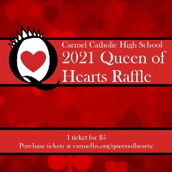 Queen Of Hearts 50 50 Raffle Carmel Catholic High School Queen Of Hearts 50 50 Raffle Carmel Catholic High School