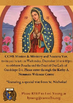 Posadas and Celebration for the Feast of Our Lady of Guadalupe