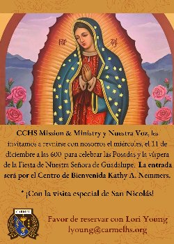 Posadas and Celebration for the Feast of Our Lady of Guadalupe